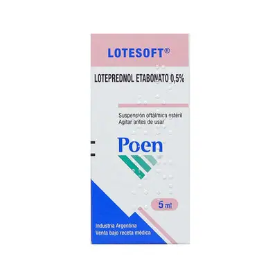 Lotesoft gotas 0.5%, frasco x 5 ml