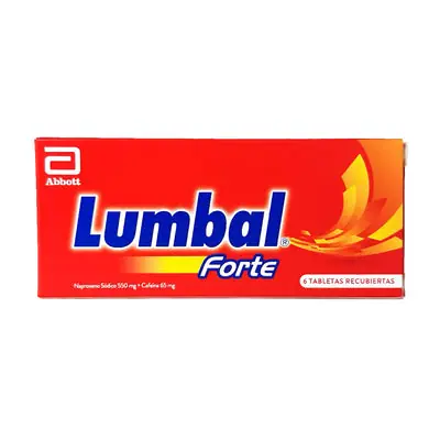 Lumbal Forte tabletas, caja x 6 unidades