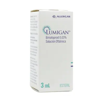 Lumigan 0,03 % solución oftálmica en gotas, frasco de 3 ml