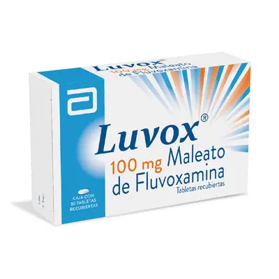 Luvox fluvoxamina 100 mg, caja x 30 tabletas