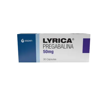 Lyrica 50 mg cápsulas, caja con 30 cápsulas