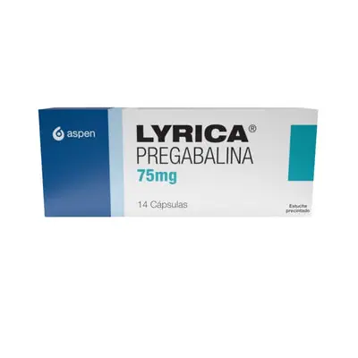 Lyrica 75 mg cápsulas, caja con 14 cápsulas