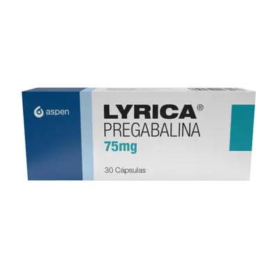 Lyrica 75 mg cápsulas, caja con 30 cápsulas