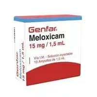 Meblainex 15 mg/1.5 ml x 5 ampollas