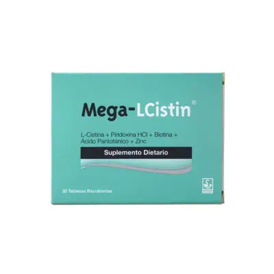 Mega Lcistin tabletas Recubiertas caja x 30 unidades