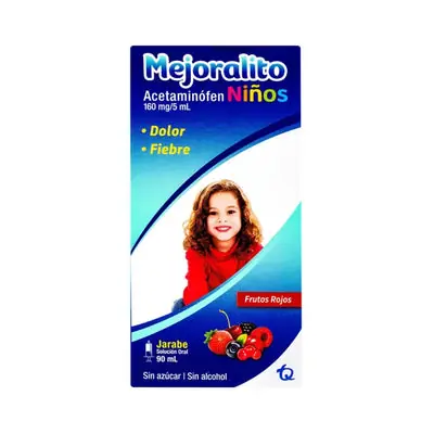 Mejoralito jarabe 160 mg/5 mg frasco 90 ml