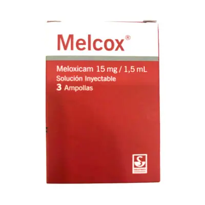 Melcox Solución Inyectable 15 mg/1.5 ml caja x 3 unidades