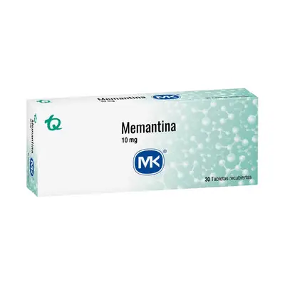 Memantina MK 10 mg tabletas, caja x 30 unidades