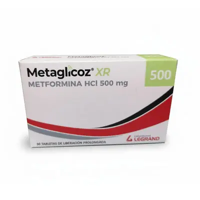 Metaglicoz XR 500 mg tabletas caja x 30 unidades