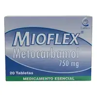 Metocarbamol 750 mg caja x 100 tabletas Mioflex