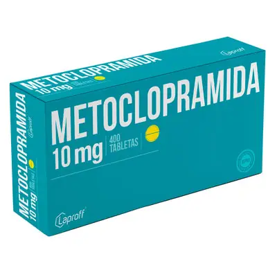 Metoclopramida 10 mg, caja x 400 tabletas