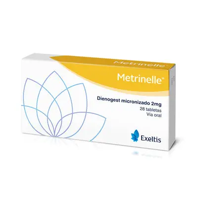 Metrinelle tabletas 2 mg, caja x 28 unidades