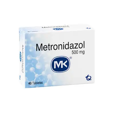 Metronidazol 500 mg caja x 40 tabletas MK
