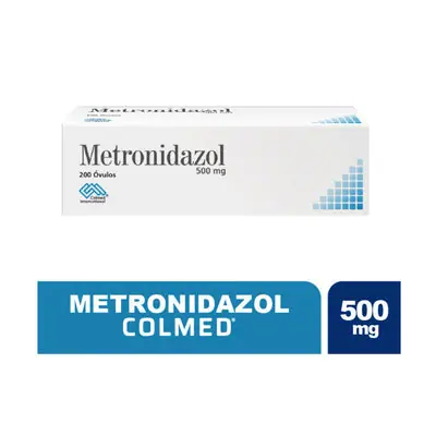 Metronidazol 500 mg x 200 óvulos vaginales – Colmed