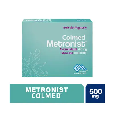 Metronist óvulos 500 mg caja x 10 unidades