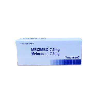 Meximed tabletas 7.5 mg, caja x 30 unidades