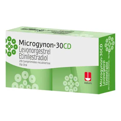 Microgynon grageas, caja x 21 unidades