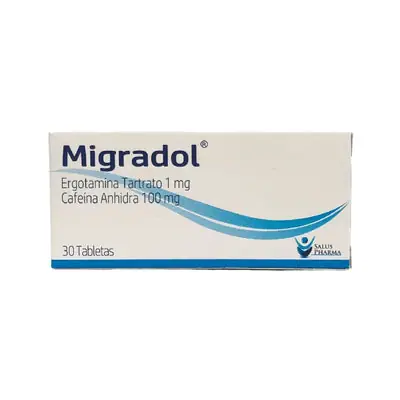 Migradol tabletas 1/100 mg caja x 30 unidades