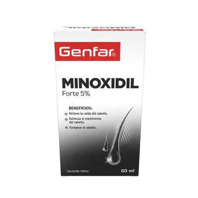 Minoxidil Forte 5% loción x 60 ml Laproff