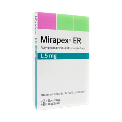 Mirapex ER 1.5 mg x 10 comprimidos