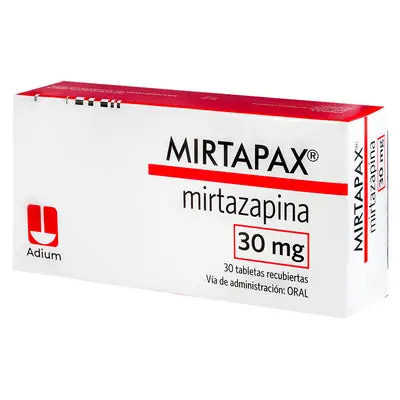 Mirtapax 30 mg comprimidos, caja x 30 unidades