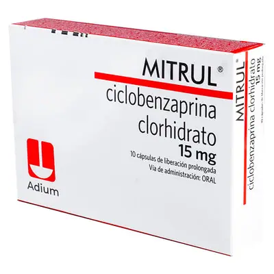 Mitrul 15 mg cápsulas, caja x 10 unidades