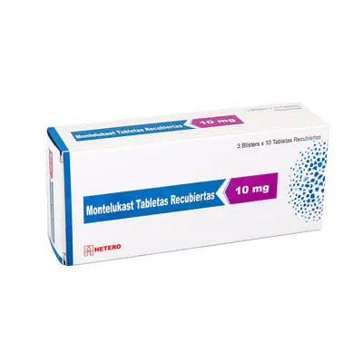 Montelukast tabletas 10 mg caja x 30 unidades