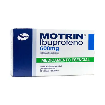 Motrin tabletas 600 mg, caja x 30 unidades