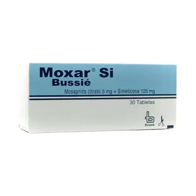 Moxar Si tabletas 5/125 mg caja x 30 unidades