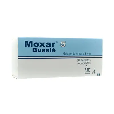 Moxar tabletas 5 mg caja x 30 unidades