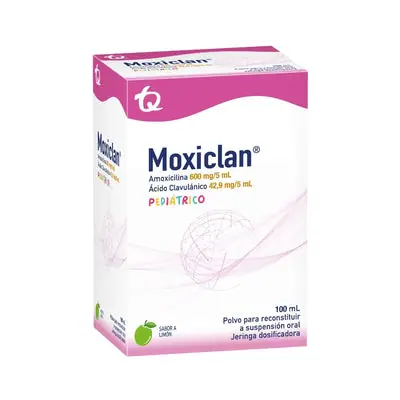 Moxiclan jarabe 600 mg/42,9 mg frasco 100 ml