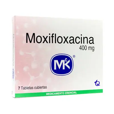 Moxifloxacina 400 mg caja x 7 tabletas MK