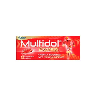 Multidol cápsulas 400 mg caja x 48 unidades – Chalver