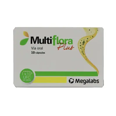 Multiflora Plus cápsulas, caja x 10 unidades