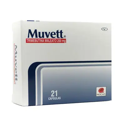 Muvett cápsulas 200 mg caja x 21 unidades