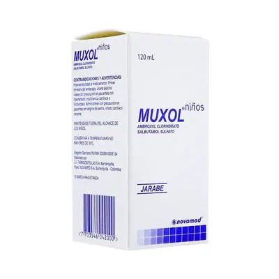 Muxol Niños jarabe, frasco x 120 ml