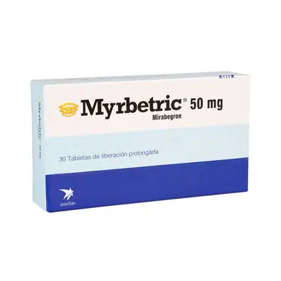 Myrbetric 50 mg tabletas, caja x 30 unidades