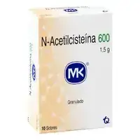 N-Acetilcisteína 600 mg Caja x 10 Sobres Mk