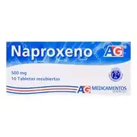 Naproxeno 500 mg caja x 10 tabletas AG