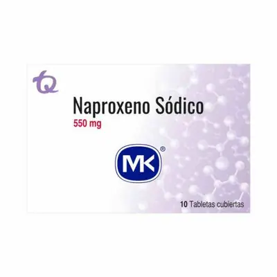 Naproxeno Mk Tabletas 550 mg Caja x 10