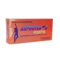 Naproflash Forte naproxeno + cafeína 500 mg/65 mg caja x 80 tabletas