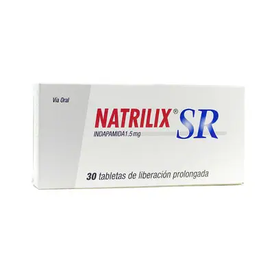 Natrilix SR tabletas 1.5 mg caja x 30 unidades