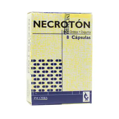 Necroton cápsulas caja x 8 unidades
