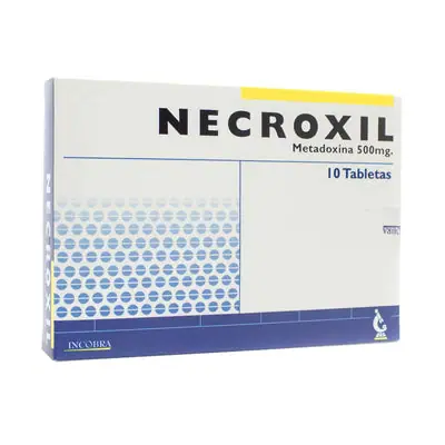 Necroxil tabletas 500 mg caja x 10 unidades
