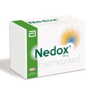 Nedox esomeprazol tabletas recubiertas 20 mg, caja x 56 unidades