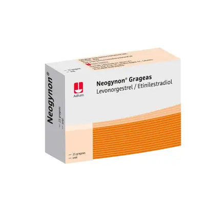 Neogynon grageas, caja x 21 unidades