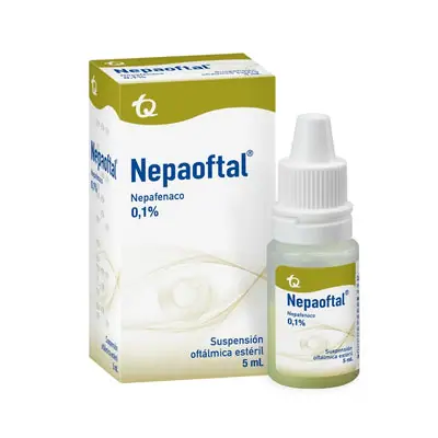 Nepaoftal Gotas Oftálmicas 0.1% caja 5 ml