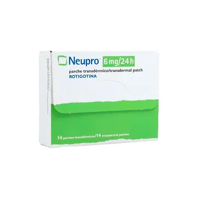 Neupro parches 6 mg/24 h (13,5 mg) caja x 14 unidades
