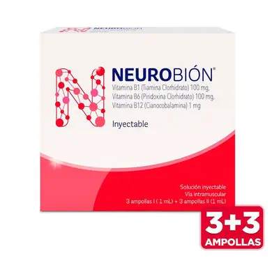 Neurobion i+3 Ii.im ampolla caja x 3 unidades