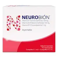 Neurobion x 3 ampollas solución inyectable